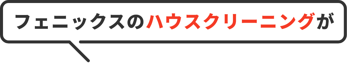 フェニックスのハウスクリーニングが