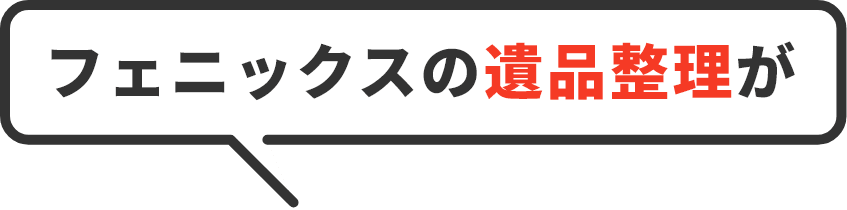 フェニックスの遺品整理が
