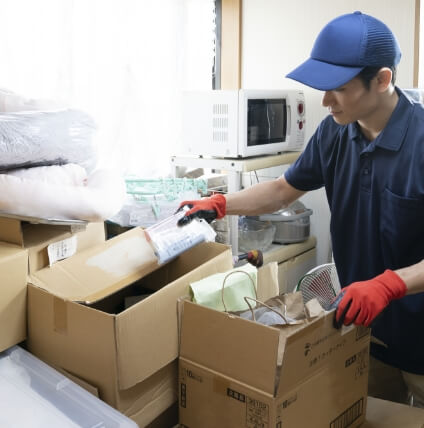 ゴミ/不用品の分別・仕分け