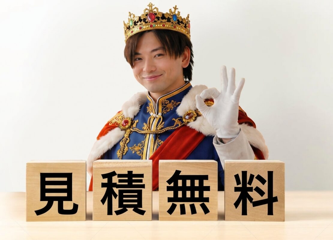 お見積もりはすべて無料