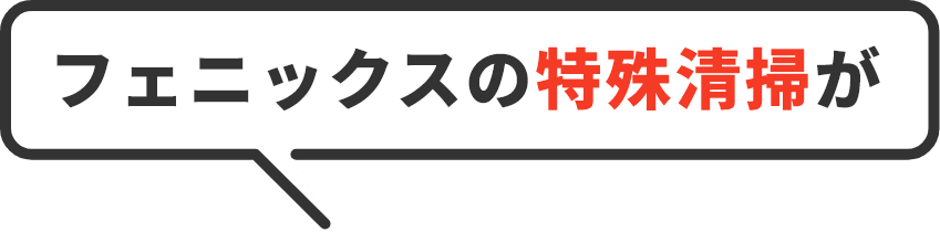 フェニックスの特殊清掃が