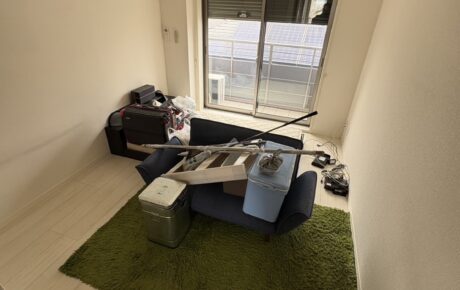 シングルベッドを含む単身の不用品回収