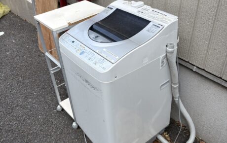 洗濯機・ラックなど大型不用品の回収を行いました