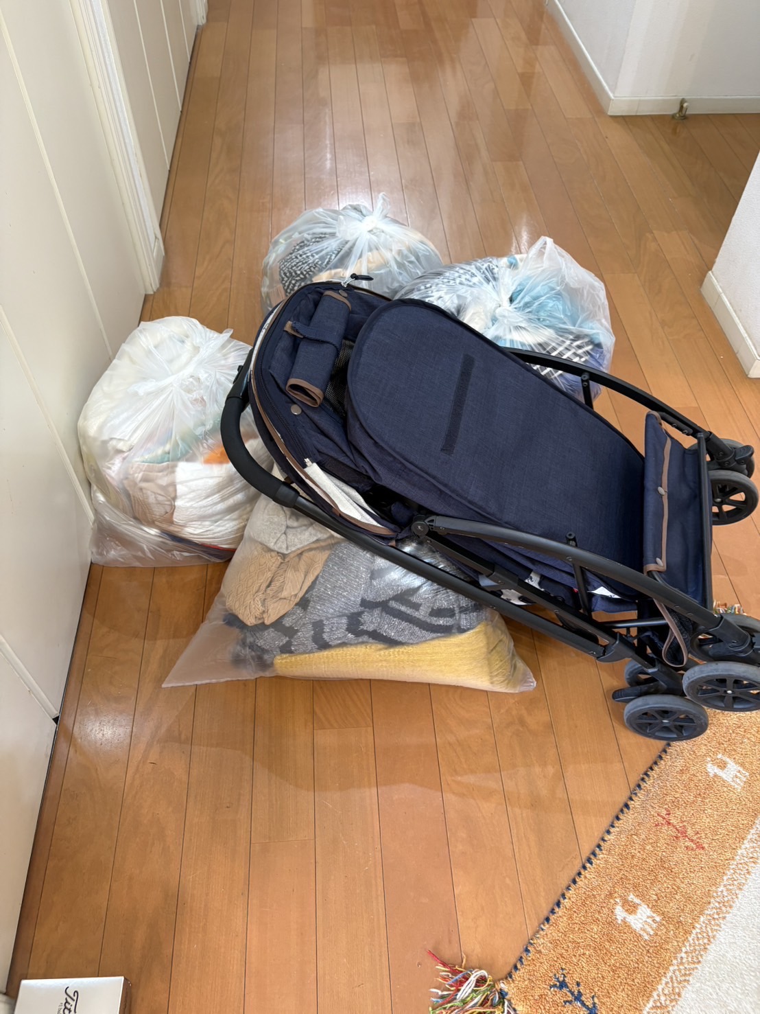 ベビーカー・衣類袋回収｜お引越し前の不用品整理対応