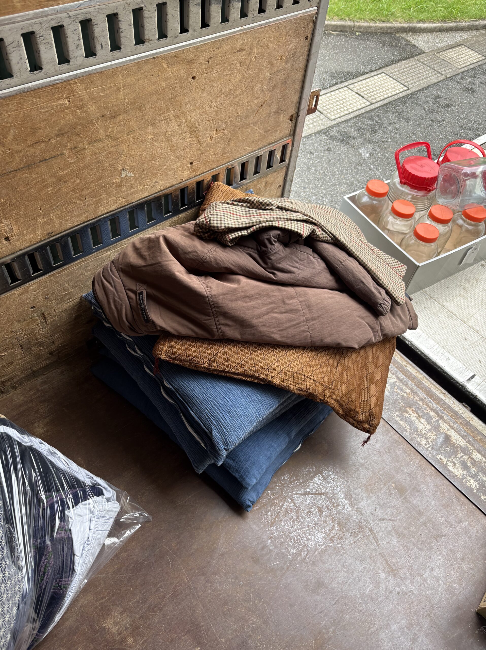 座布団・衣類などの不用品回収を行いましたのBEFORイメージ